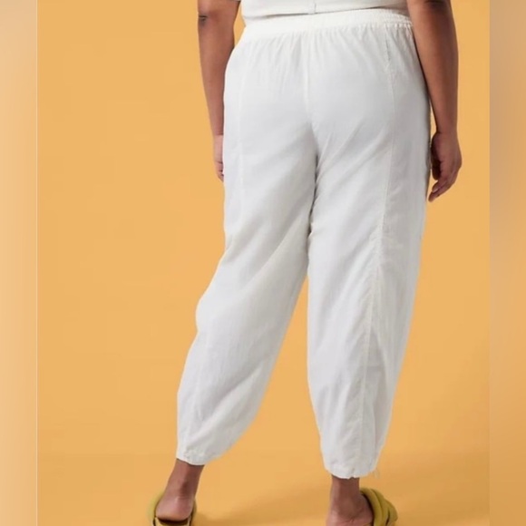 Athleta + Alicia Keys Sz 22 High Waisted Pink Utility Cargo Joggers NWOT! - Picture 5 of 11